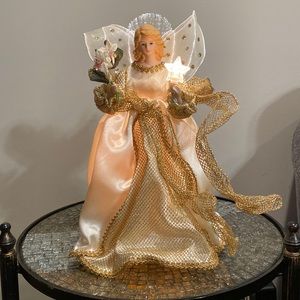 12 inch Fiber Optic Angel for Table Top or Tree Top Display
